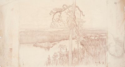 Innsjølandskap av Eero Järnefelt
