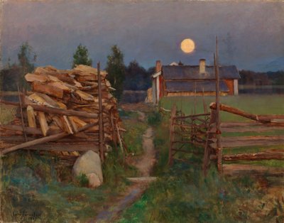 Sommernattmåne av Eero Järnefelt