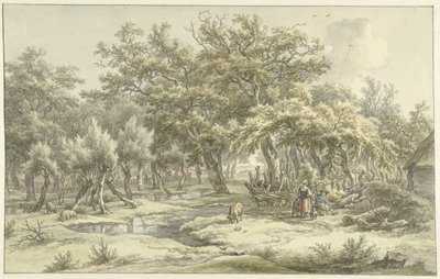Landskap nær Eext (Drenthe) av Egbert van Drielst