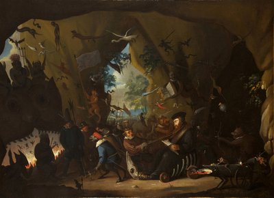 Calvin i helvete av Egbert van Heemskerk the Younger