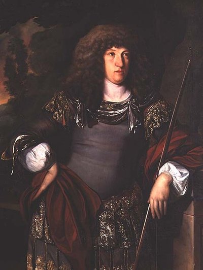 Portrett av en herre i klassisk kostyme (olje på lerret) av Eglon Hendrick van der Neer
