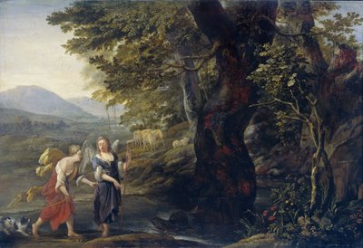 Tobias og engelen av Eglon Hendrick van der Neer