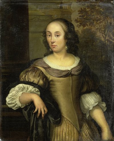 Portrett av en ung kvinne av Eglon van der Neer
