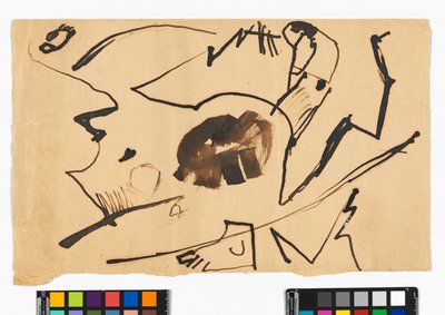 Abstrakter Versuch av Egon Schiele
