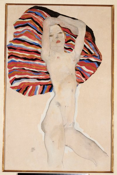 Act Against Colored Material, 1911 av Egon Schiele