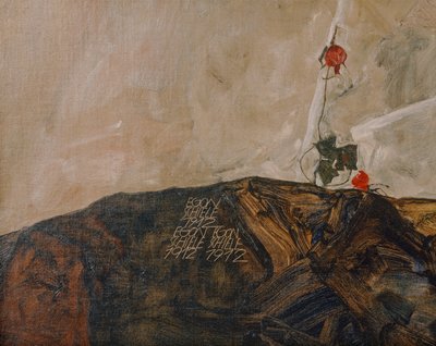 Eremittene (olje på lerret) av Egon Schiele