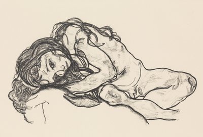 Jente, 1918. av Egon Schiele