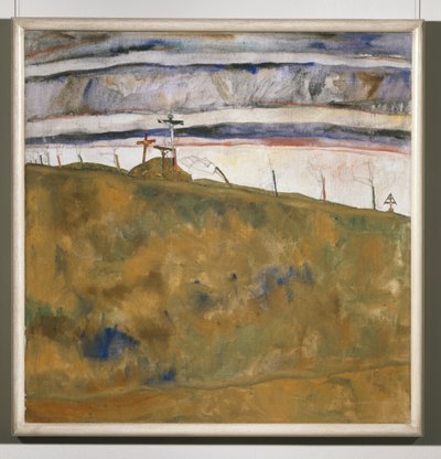 Kalvarienberg (maleri på lerret) av Egon Schiele