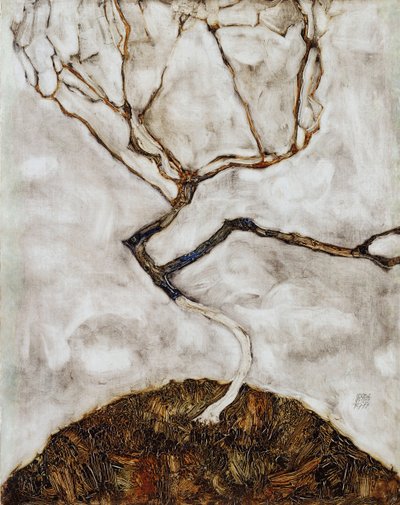 Lite tre på senhøsten av Egon Schiele