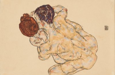 Mann og dame av Egon Schiele