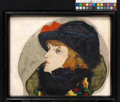 Portrett av Ida Roessler av Egon Schiele