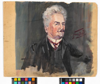 Portrett av Leopold Czihaczek av Egon Schiele
