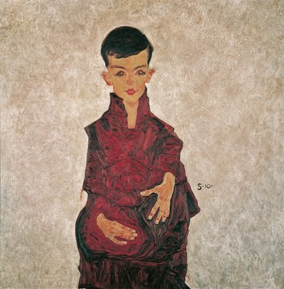 Portrett av Herbert Reiner, 1910. av Egon Schiele