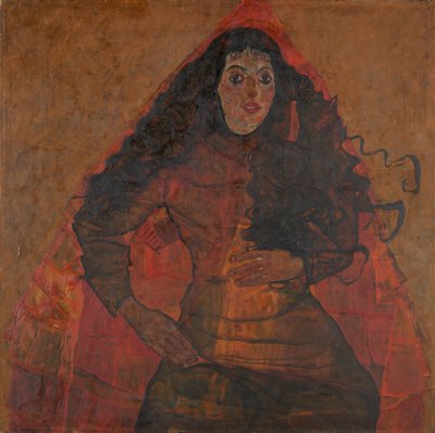 Portrett av Trude Engel, ca. 1913. av Egon Schiele