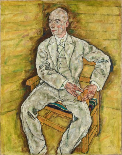 Portrett av Victor Ritter von Bauer, 1918. av Egon Schiele