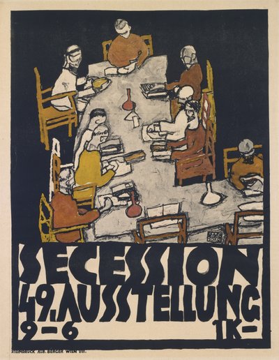 Sesession 49. Ausstellung (Secession 49. Exhibition), 1918 av Egon Schiele