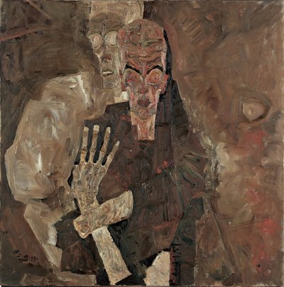 «Selvseer» II («Død og mann») av Egon Schiele