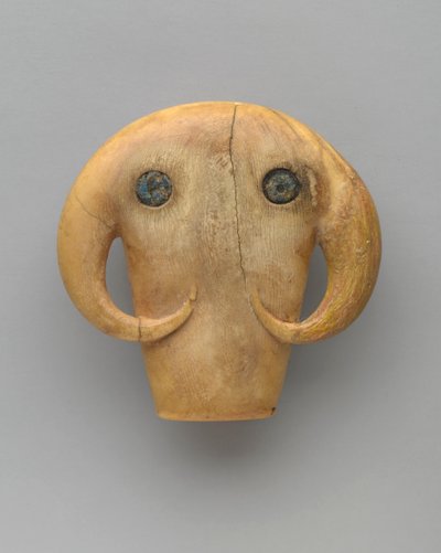 Amulett i form av et oksehode, ca. 3500-3100 f.Kr av Egyptian