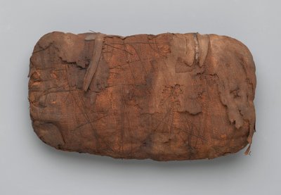 Mumier av slanger (dyrerester og lin) av Egyptian