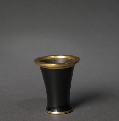 Kosmetisk kar (beger), ca. 1859–1814 f.Kr. (obsidian og gull) av Egyptian 12th Dynasty