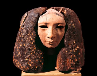 Portrett av en prinsesse, fra Lisht, Middle Kingdom, Dynasty XII (tre) av Egyptian 12th Dynasty