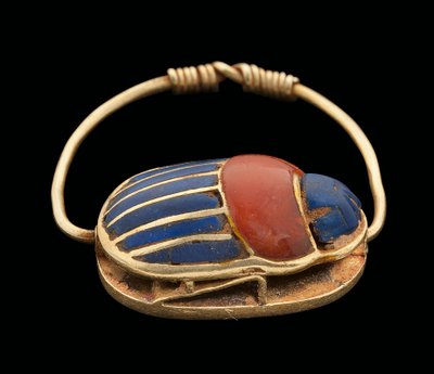 Scarab fingerring, Middle Kingdom av Egyptian 12th Dynasty