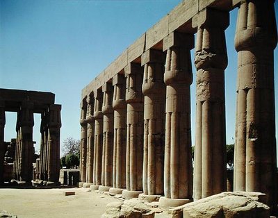 Court of Amenhotep III av Egyptian 18th Dynasty