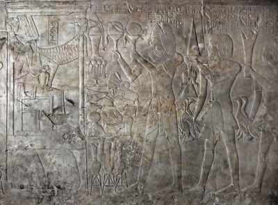 Egyptisk antikvitet: relieff av graven til Kha em Het av Egyptian 18th Dynasty