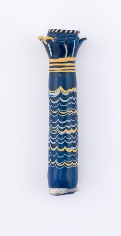 Flask, New Kingdom, ca. 1400–1300 f.Kr. (glass) av Egyptian 18th Dynasty
