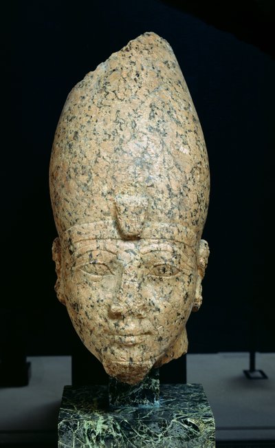 Leder av Hatshepsut (ca. 1473-c.1458 f.Kr.) eller Tuthmosis II (ca. 1491-c.1479) New Kingdom, ca. 1479-1425 f.Kr. (granitt) av Egyptian 18th Dynasty