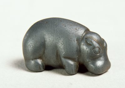 Flodhest, New Kingdom (hematitt) av Egyptian 18th Dynasty