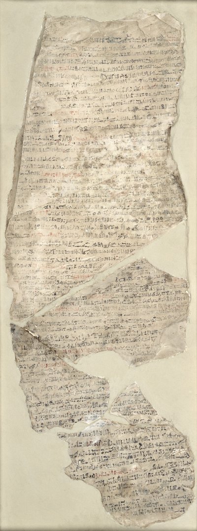Sinuhe Ostracon, New Kingdom (kalkstein) av Egyptian 18th Dynasty