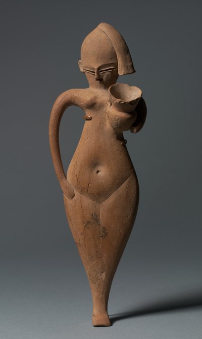 Statuett av en tjenestejente, ca. 1323-1186 f.Kr av Egyptian 18th Dynasty