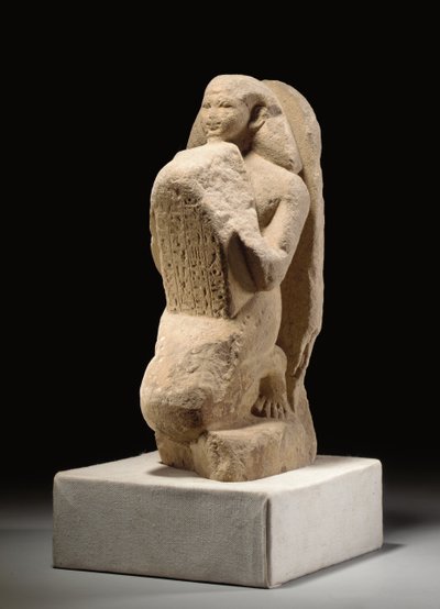 Stelophorous statue av Amunhotep, 1450-1430 f.Kr av Egyptian 18th Dynasty
