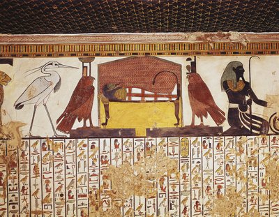 Egypt, Luxor, antikkens Theben, Queensdalen, Nerfertaris grav av Egyptian 19th Dynasty