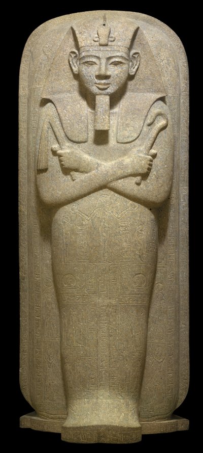 Egypt, Theben, Luxor, Kongenes dal, Merneptahs grav, granittsarkofag av Egyptian 19th Dynasty
