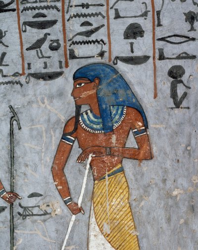 Guden Atum, freskomaleri, gravkammer, Ramses I
