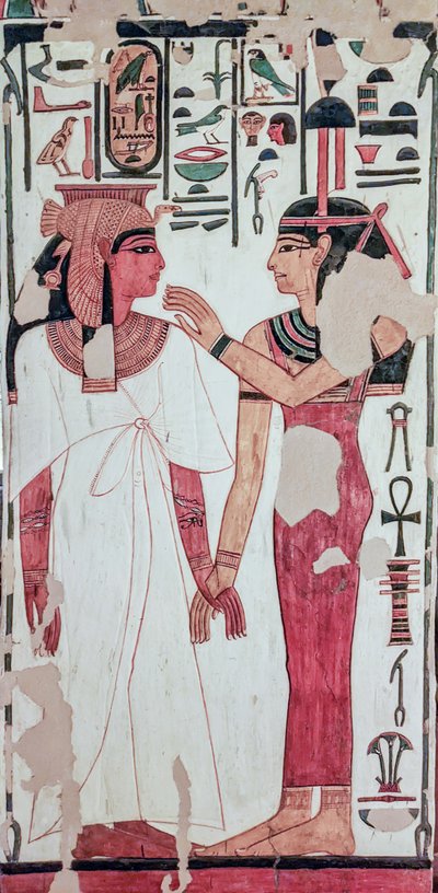 Graven til Nefertari. (veggmaling) av Egyptian 19th Dynasty