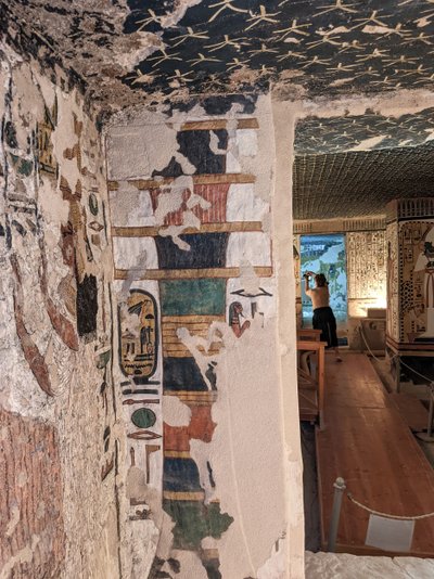 Valley of the Queens, Tomb of Nefertari (veggmaleri) av Egyptian 19th Dynasty