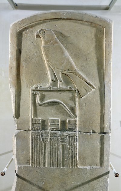 Slangekongestela, ca. 3000 f.Kr. (kalkstein) (se også 105659) av Egyptian 1st Dynasty