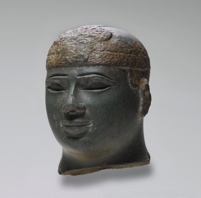 Leder for en kushitisk hersker, ca. 716-02 f.Kr. (grønn skifer) av Egyptian 25th Dynasty