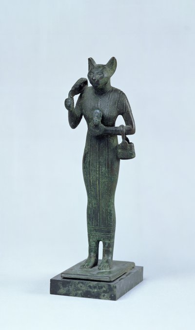 Statuett av gudinnen Bastet, tredje mellomperiode (bronse) av Egyptian 25th Dynasty