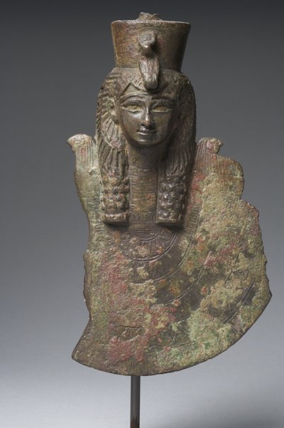 Aegis of Isis, sen dynastisk periode (bronse) av Egyptian 26th Dynasty