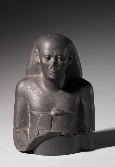 Byste av Ankh-Hor, sen periode, 525-404 f.Kr av Egyptian 27th Dynasty