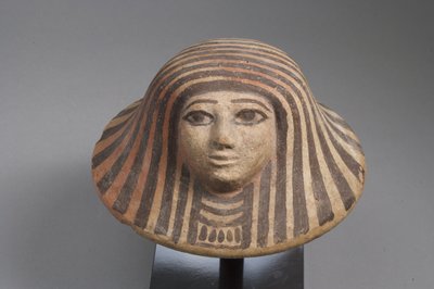 lokk på baldakin, New Kingdom (terrakotta) av Egyptian School