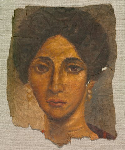 Funerary Portrait of a Woman, ca. 138-192 av Egyptian School