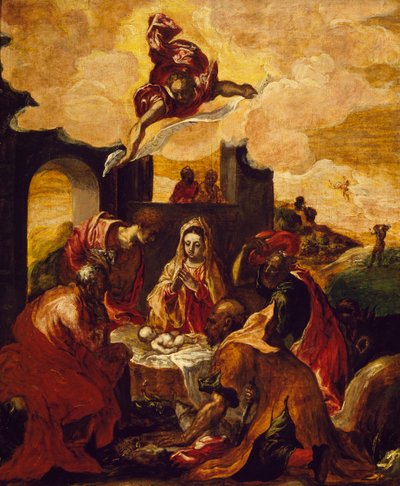 Anbetung der Hirten von El (1541-1614) Greco
