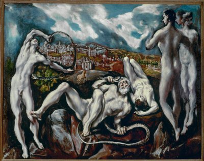 Laokoon og sønnene hans (maleri på lerret) av El (1541-1614) Greco