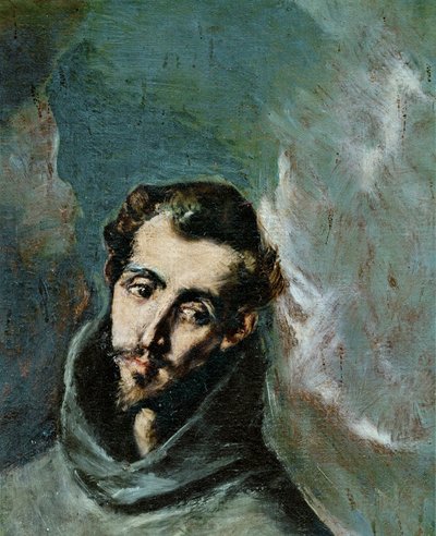 Sankt Bernardino av Siena (maleri) av El (1541-1614) Greco