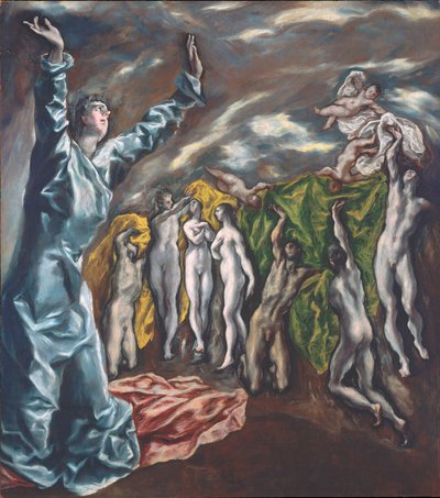 The Vision of Saint John, ca. 1609-14 (olje på lerret) av El Greco